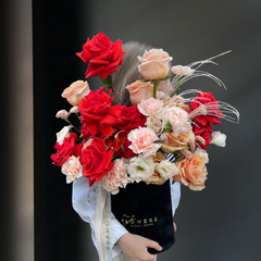 коробка с розами