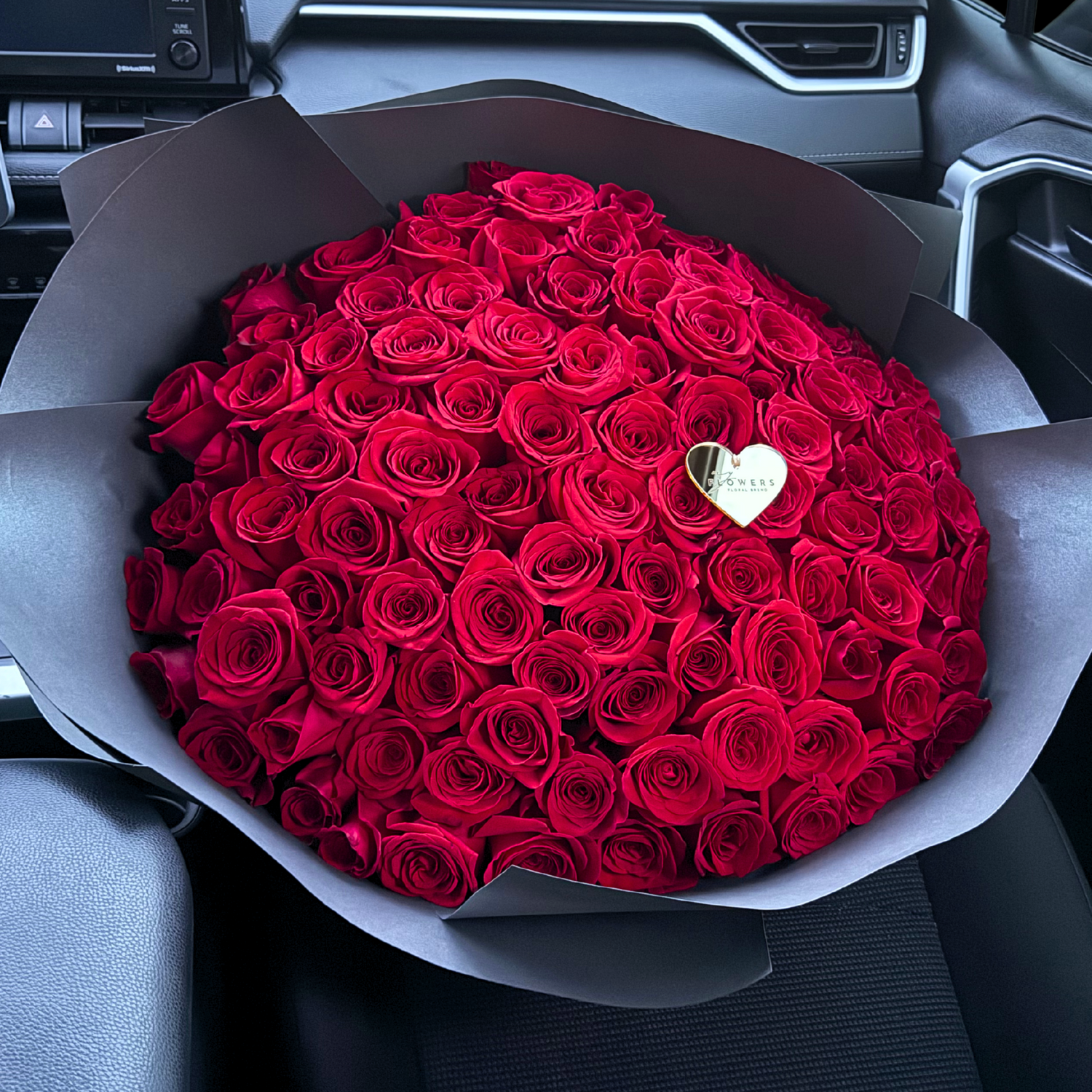 101 красная роза