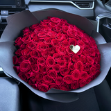 101 красная роза