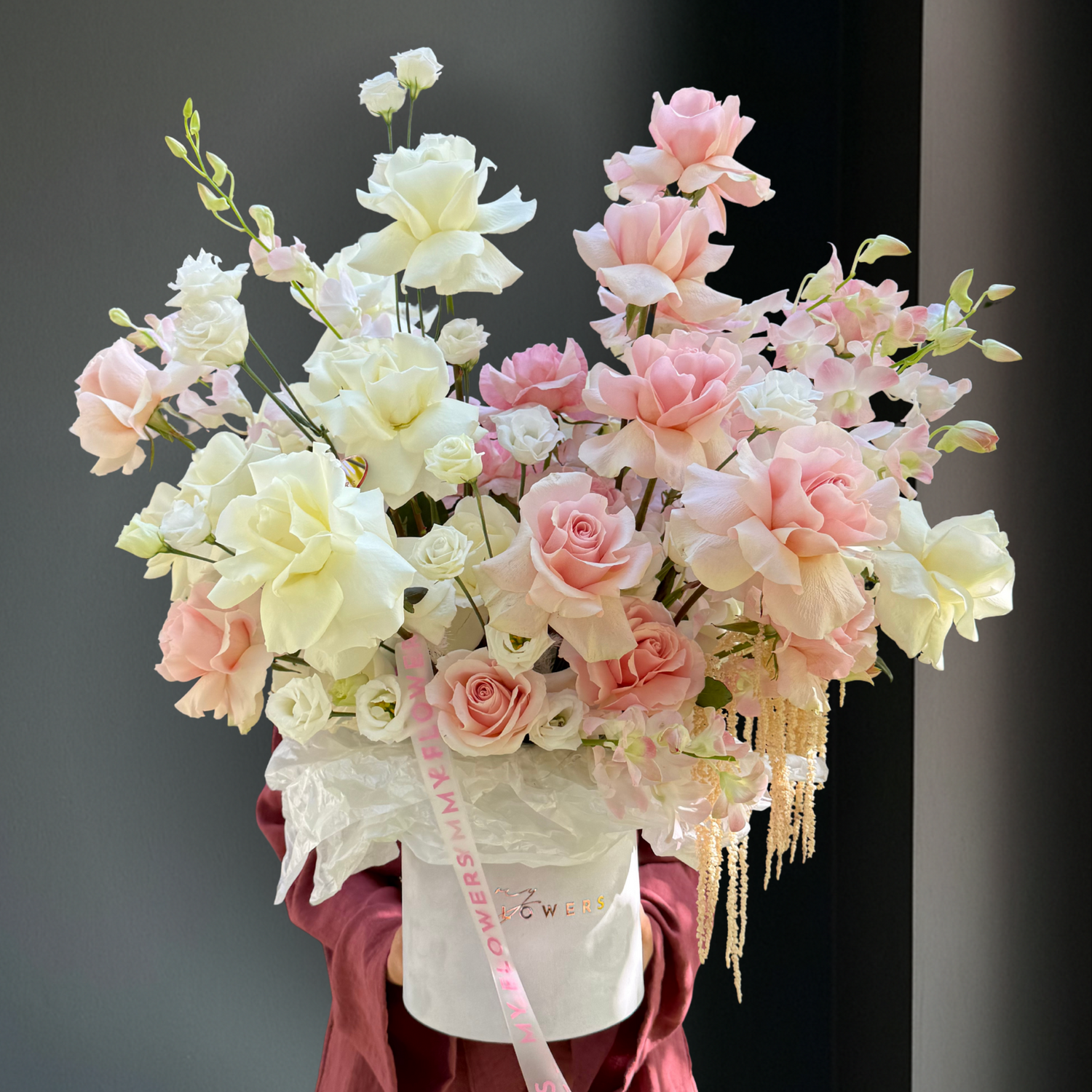 Коробка с цветами