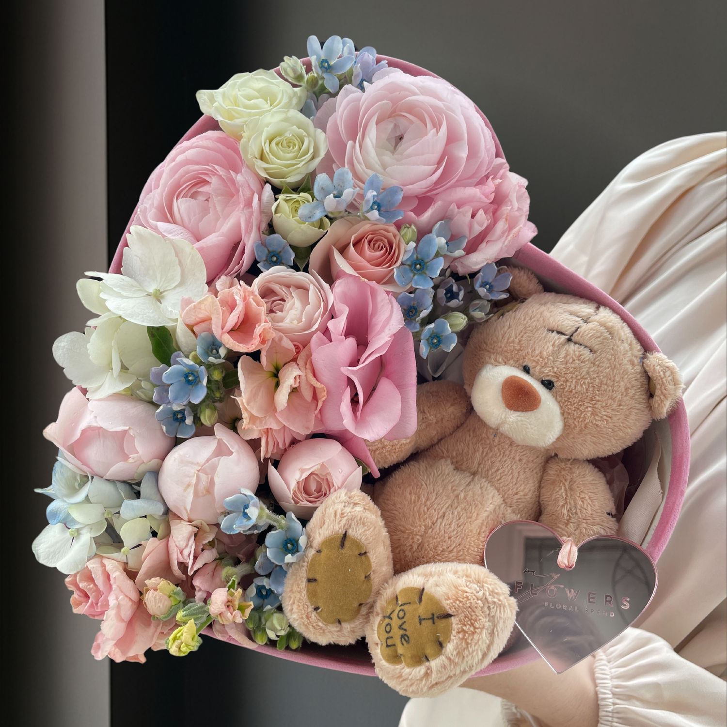 цветы на день Валентина